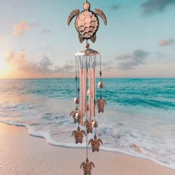 Pure Hand-Made Copper Wind Chimes,Animals Wind Chimes for Outside Clearance Copper Windchimes Outdoors Patio Decor House Warming Gifts Outdoor Wind Chimes Garden Decor for Outside Porch Yard Decoratio