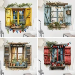 PVC Wall Decals, Easy Peel & Stick for Classroom, Bathroom, Office - Removable, Washable, High Gloss Finish - Perfect for Christmas, Halloween, New Year