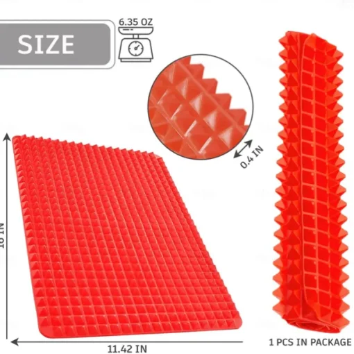 Pyramid Bakeware Pan 4 Nonstick Silicone Baking Mats Pads Moulds Cooking Mat Oven Baking Tray Sheet Kitchen Tools