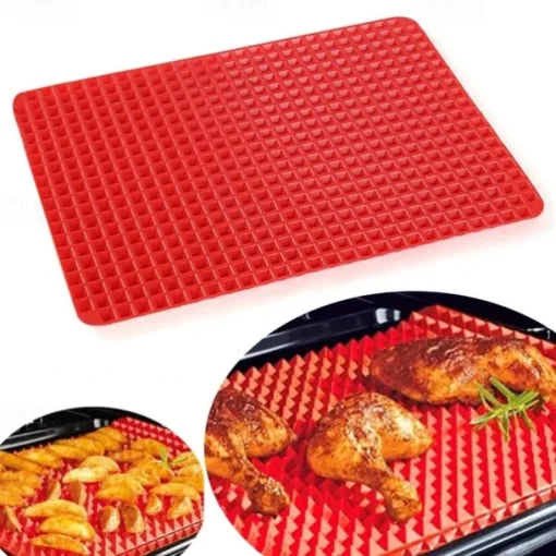 Pyramid Bakeware Pan 4 Nonstick Silicone Baking Mats Pads Moulds Cooking Mat Oven Baking Tray Sheet Kitchen Tools