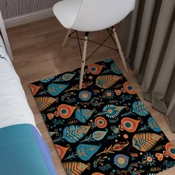 Quilting Art Dots Area Rug Kitchen Mat Non-Slip Oil Proof Floor Mat Livingroom Rug Indoor Outdoor Mat Bedroom Decor Bathroom Mat Entrance Rug Door Mat