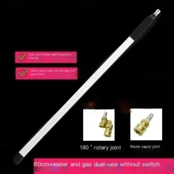 Radiator Cleaning Wand, Upgraded Efficient No-Removal Cleaning Tool for Tight Crevices, High Pressure Radiator Flush and Cleaner Tool with Quick Coupler, Fit for Cars Truck