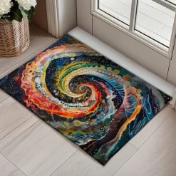 Rainbow Painting Doormat Floor Mats Washable Rugs Kitchen Mat Non-Slip Oil Proof Rug Indoor Outdoor Mat Bedroom Decor Bathroom Mat Entrance Rug