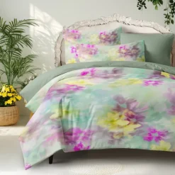 Rainbow Tie Dye Duvet Cover Set Cotton Swirl Spiral Pattern Set Soft 3-Piece Luxury Bedding Set Home Decor Gift Twin Full King Queen Size Duvet Cover