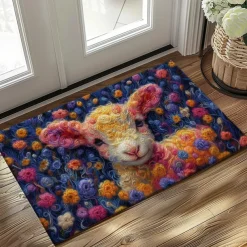 Ramadan Sheep Doormat Floor Mats Washable Rugs Kitchen Mat Non-Slip Oil Proof Rug Indoor Outdoor Mat Bedroom Decor Bathroom Mat Entrance Rug