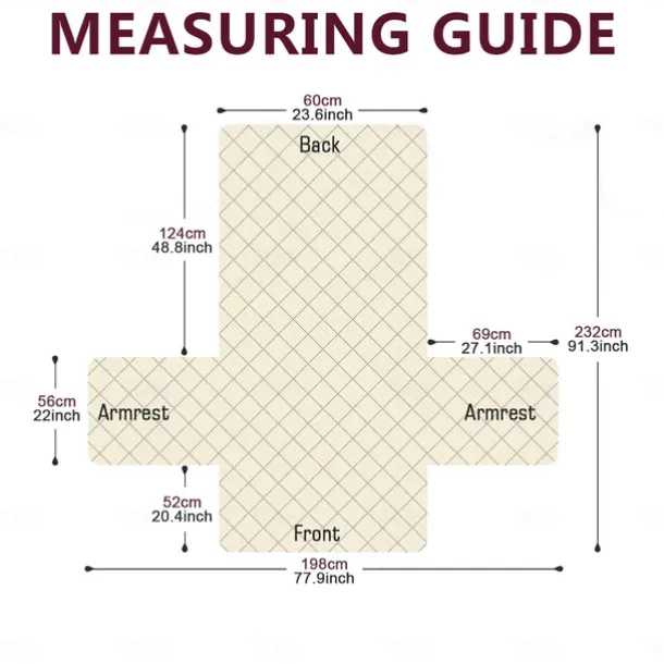 Recliner Covers Nonslip Recliner Chair Covers for Reclining Chair with Pockets, Quilted Thick Recliner Slipcovers for Pets and Kids