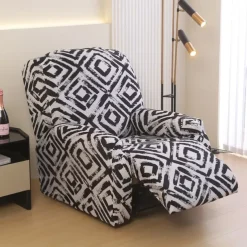 Recliner Sofa Cover Non-Slip All-Inclusive Massage Lazy Boy Single Seat Couch Cover Durable Armchair Slipcover Stretchable Protector for Living Room or Office Furniture