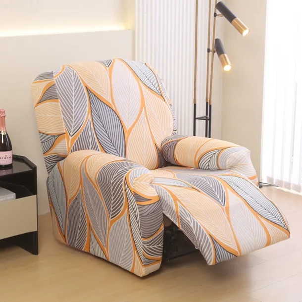 Recliner Sofa Cover Non-Slip All-Inclusive Massage Lazy Boy Single Seat Couch Cover Durable Armchair Slipcover Stretchable Protector for Living Room or Office Furniture