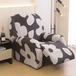 Recliner Sofa Cover Non-Slip All-Inclusive Massage Lazy Boy Single Seat Couch Cover Durable Armchair Slipcover Stretchable Protector for Living Room or Office Furniture