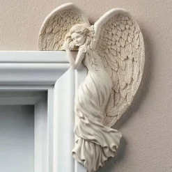 Redemption Angel Door Frame Pendant Awakening Angel Wings Pendant Door Frame Decoration Resin Pendant Decoration
