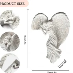 Redemption Angel Door Frame Pendant Awakening Angel Wings Pendant Door Frame Decoration Resin Pendant Decoration