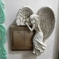 Redemption Angel Door Frame Pendant Awakening Angel Wings Pendant Door Frame Decoration Resin Pendant Decoration