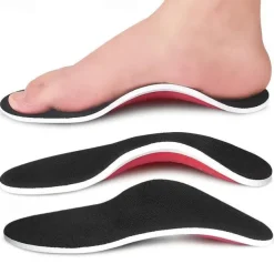 Relieve Foot Pain Instantly with EVA Arch Support Orthotic Insoles - Buy One Size Up for Maximum Comfort!