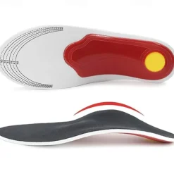 Relieve Foot Pain Instantly with EVA Arch Support Orthotic Insoles - Buy One Size Up for Maximum Comfort!