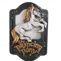 Resin Crafts Lord of The Rings The Prancing Pony and The Green Dragon Pub Signs Set Handmade Bar Style Sign Pub Home Office Garden Decorative Sign