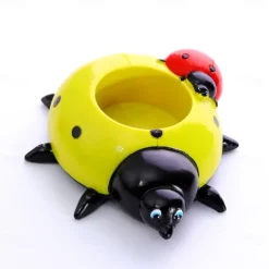 Resin Ladybugs Flower Pots Decor, Ladybug Flower Planters, Ladybug Flower Vase, Ladybug Planter Decor, Ladybug Decor for Outside Garden Yard Lawn Decoration