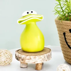 Resin Sculpture of Three Frogs - Sad Big Mouth Frog Statue Decoration, Resin Frog Animal Decoration for Garden and Home.