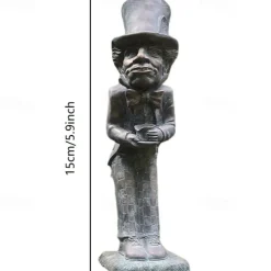 Resin Wonderland Ornament Garden / Patio Statue Alice Figurine Play Set Bunny Statue Wonderland Garden Decoration