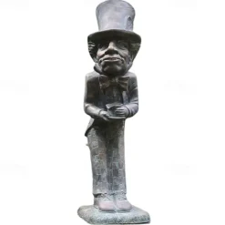 Resin Wonderland Ornament Garden / Patio Statue Alice Figurine Play Set Bunny Statue Wonderland Garden Decoration