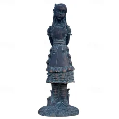 Resin Wonderland Ornament Garden / Patio Statue Alice Figurine Play Set Bunny Statue Wonderland Garden Decoration