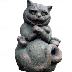 Resin Wonderland Ornament Garden / Patio Statue Alice Figurine Play Set Bunny Statue Wonderland Garden Decoration