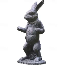Resin Wonderland Ornament Garden / Patio Statue Alice Figurine Play Set Bunny Statue Wonderland Garden Decoration