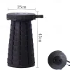 Retractable Folding Stool, Collapsible Stool Upgraded Portable Telescopic Collapsible Stool, Folding Stools for Adults Portable Telescoping Stool for Camping Gardening Fishing Outdoor Activities