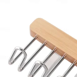 Retractable Wall-Mounted Coat Hook Rack for Home Use, Retractable Tool Organizer with 8/12 Hooks