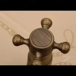 Retro Style Utility Sink Black Laundry Faucet, Wall Mount High Arc Two Handles Two Holes Wash Basin Tap with Hot and Cold Water Hoses, Laundry Tub Pot Filler Commercial Faucet, Ceramic Valve Included