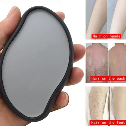 Reusable Crystal Hair Eraser Physical Hair Removal Painless Safe Epilator Reusable Body Beauty Depilation Tool Glass Hair Removal