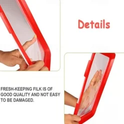 Reusable Food Preserving Tray, Food Preservation Tray, Stacking Food Storage Trays, Environmentally Stackable Food Preserving Trays with Stretch Cover for Various Foods