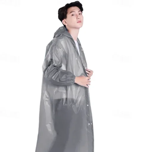Reusable Raincoat Women Rainwear Men Poncho Impermeable Poncho EVA Rain Coat Plastic Fashion Rain cover Hooded