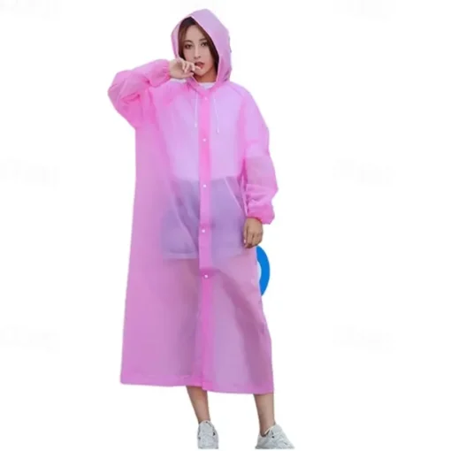 Reusable Raincoat Women Rainwear Men Poncho Impermeable Poncho EVA Rain Coat Plastic Fashion Rain cover Hooded