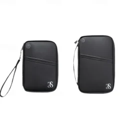 RFID Blocking Passport Holder for Travel, Waterproof Travel Document Organizer, Anti-Theft Passport Case, Travel Wallet for Documents and Cards