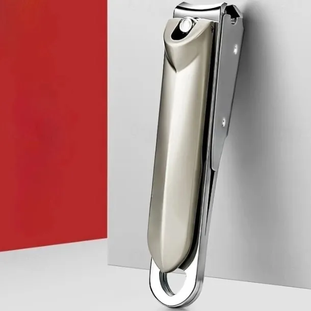 RIMEI Nail Clippers Anti Splash Fingernail Cutter Stainless Steel Manicure Tools Nail Scissors Detachable Design Nail Trimmer