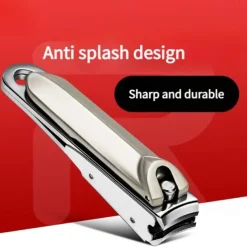 RIMEI Nail Clippers Anti Splash Fingernail Cutter Stainless Steel Manicure Tools Nail Scissors Detachable Design Nail Trimmer