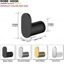 Robe Hook Cool / New Design Modern Stainless Steel 1PC - Bathroom / Hotel bath Single Wall Mounted