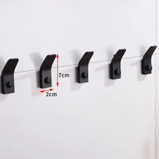 Robe Hook Creative Fun & Whimsical Aluminum 5pcs - Bathroom / Hotel bath Wall Mounted