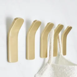Robe Hook Creative Metal 5pcs Wall Mounted