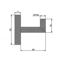 Robe Hook New Design / Creative Contemporary / Modern Stainless Steel / Low-carbon Steel / Metal 1pc - Bathroom Wall Mounted