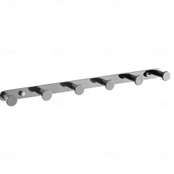Robe Hooks New Design Contemporary Stainless Steel Material Bathroom Wall Mounted 3 or 4 or 5 or 6 Hooks Silvery 1pc