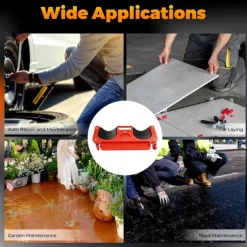 Rolling Knee Pads Creeper with Wheels, Rolling Knee Dolly with Foam Cushioned Knee Cups for Auto Repair Flooring Garage Use