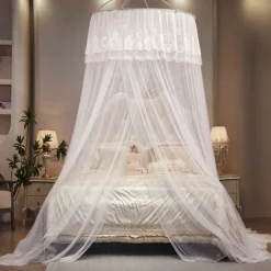 Romantic Bilayer Small Lace Mosquito Net Mosquito Net for Children Mosquito Net Tent Double-Deck Gauze Mosquito Net