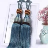 Rope Curtain Tassel Tie Backs Curtain Fringe Tiebacks Holdbacks Window Drapes Curtain Supplies Rope Room Accessories