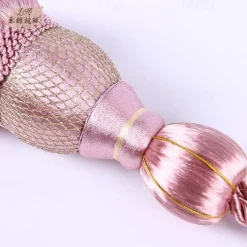 Rope Curtain Tassel Tie Backs Curtain Fringe Tiebacks Holdbacks Window Drapes Curtain Supplies Rope Room Accessories