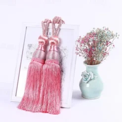 Rope Curtain Tassel Tie Backs Curtain Fringe Tiebacks Holdbacks Window Drapes Curtain Supplies Rope Room Accessories