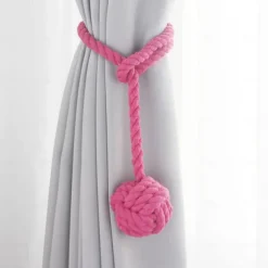 Rope Curtain Tassel Tie Backs Curtain Fringe Tiebacks Holdbacks Window Drapes Curtain Strap Buckle Holder Window Decorative Accessories