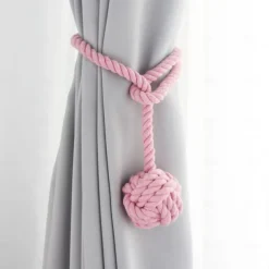 Rope Curtain Tassel Tie Backs Curtain Fringe Tiebacks Holdbacks Window Drapes Curtain Strap Buckle Holder Window Decorative Accessories
