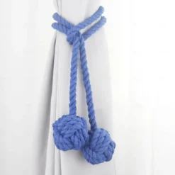 Rope Curtain Tassel Tie Backs Curtain Fringe Tiebacks Holdbacks Window Drapes Curtain Strap Buckle Holder Window Decorative Accessories