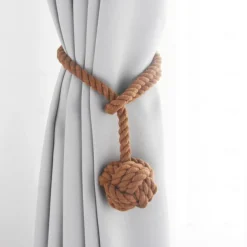 Rope Curtain Tassel Tie Backs Curtain Fringe Tiebacks Holdbacks Window Drapes Curtain Strap Buckle Holder Window Decorative Accessories